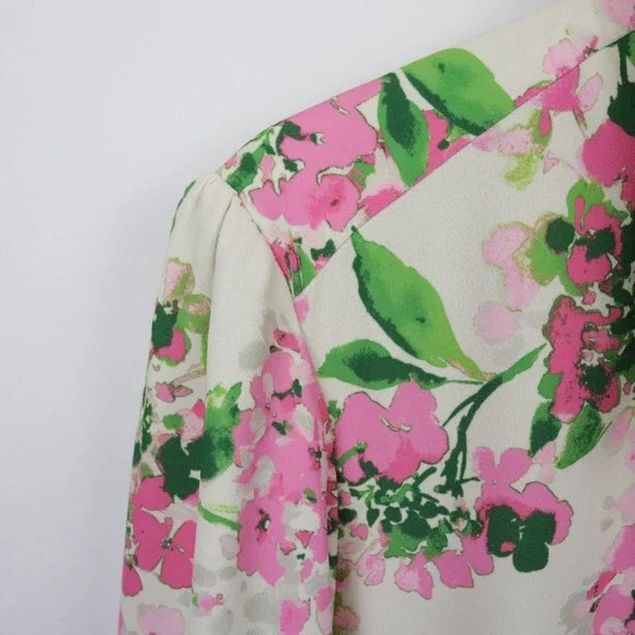 NWT Tuckernuck Gossamer Pink Hydrangea Callahan Shirt Dress XXL - Picture 6 of 12